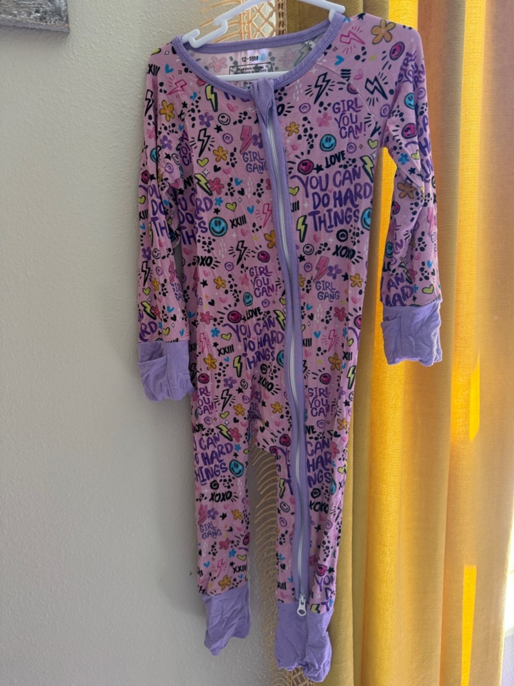 Girl Power Bamboo Zippy 12/18 Months